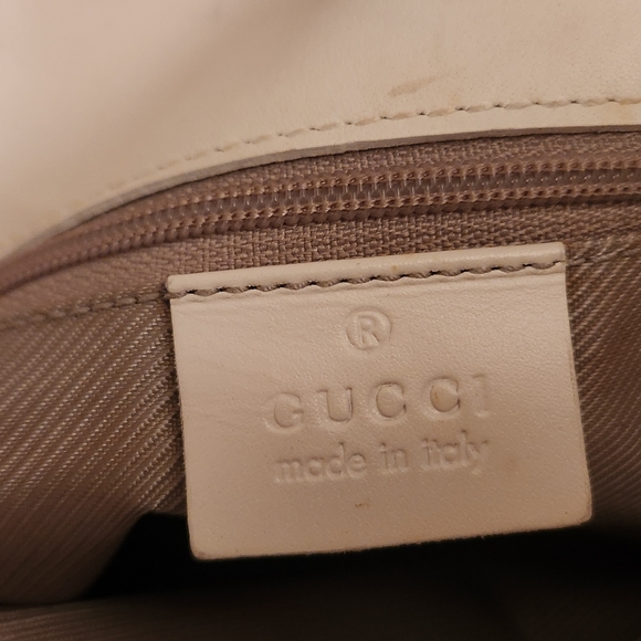 Gucci vintage mini GG canvas Bucket bag, baby blue with matching wallet - Picture 8 of 16